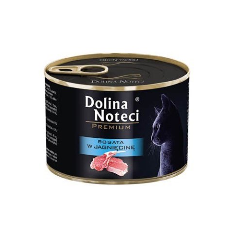 DOLINA NOTECI DOLINA NOTECI Premium bogata w jagnięcinę - mokra karma dla kota - 185g DOLINA NOTECI DOLINA NOTECI Premium bogata w jagnięcinę - mokra karma dla kota - 185g