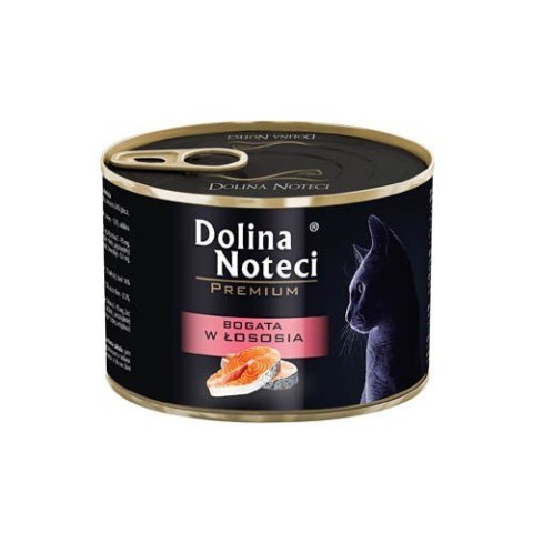 DOLINA NOTECI DOLINA NOTECI Premium bogata w łososia - mokra karma dla kota - 185g DOLINA NOTECI DOLINA NOTECI Premium bogata w łososia - mokra karma dla kota - 185g