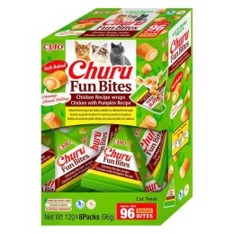INABA INABA CAT FUN BITES CHICKEN & PUMPKIN przysmak dla kota 8x12g (96g)