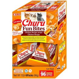 INABA INABA CAT FUN BITES CHICKEN RECPIE 8x12g (96g)