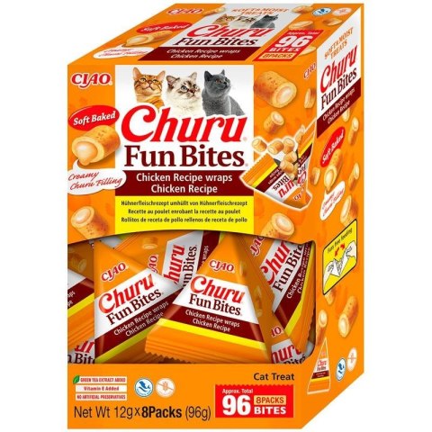 INABA INABA CAT FUN BITES CHICKEN RECPIE 8x12g (96g) INABA INABA CAT FUN BITES CHICKEN RECPIE 8x12g (96g)