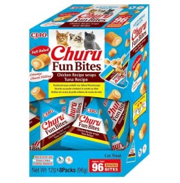 INABA INABA CAT FUN BITES CHICKEN & TUNA 8x12g (96g)