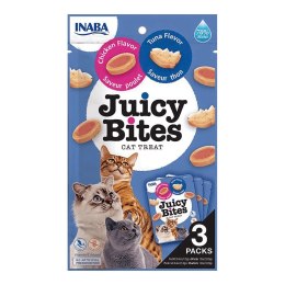 INABA INABA CAT JUICY BITES CHICKEN/TUNA FLAVOUR 3x11,3g