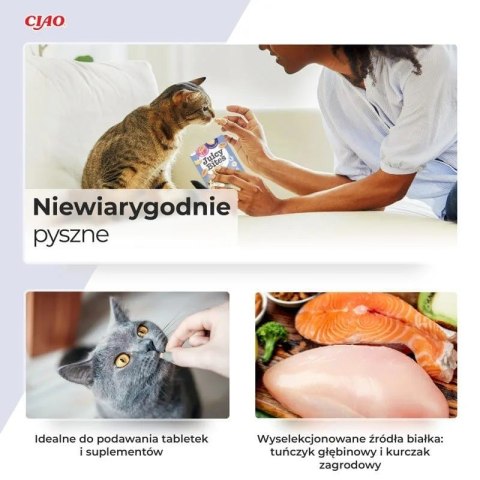INABA Przysmak JUICY BITES Krewetki i seafood kot 3x11,3g INABA Przysmak JUICY BITES Krewetki i seafood kot 3x11,3g