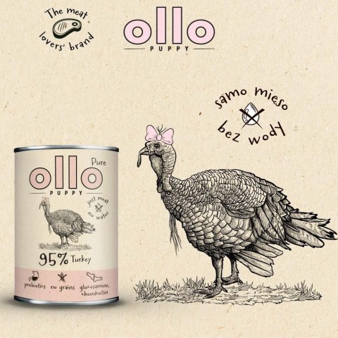 OLLO Ollo Puppy Pure Indyk 400g OLLO Ollo Puppy Pure Indyk 400g