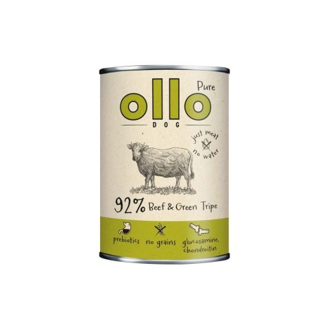 OLLO Ollo Pure Wołowina zielone Żwacze 850g OLLO Ollo Pure Wołowina zielone Żwacze 850g