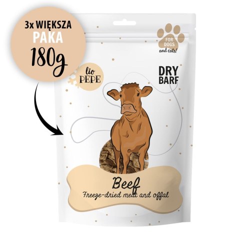 PAKA ZWIERZAKA Paka Zwierzaka Lio Pepe Przysmak Beef (mięso wołowina) XL 180g PAKA ZWIERZAKA Paka Zwierzaka Lio Pepe Przysmak Beef (mięso wołowina) XL 180g