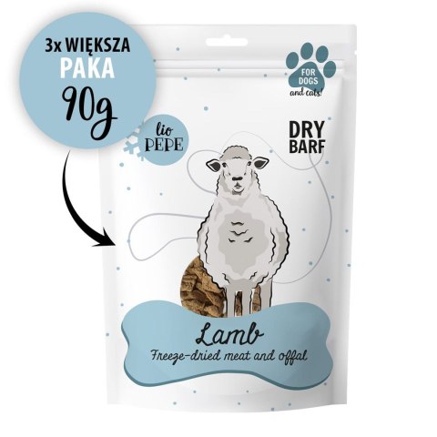 PAKA ZWIERZAKA Paka Zwierzaka Lio Pepe Przysmak Lamb (jagnięce płuco) XL 90g PAKA ZWIERZAKA Paka Zwierzaka Lio Pepe Przysmak Lamb (jagnięce płuco) XL 90g