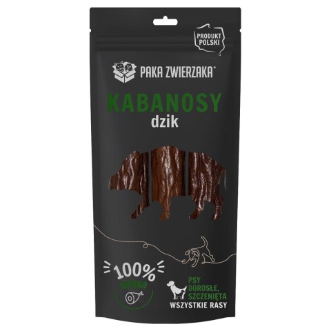 PAKA ZWIERZAKA Paka Zwierzaka kabanosy dzik 3szt (80g) PAKA ZWIERZAKA Paka Zwierzaka kabanosy dzik 3szt (80g)
