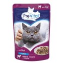 PREVITAL PREVITAL cielęcina w sosie dla kotów 100g.