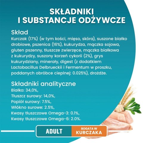 PURINA NESTLE PURINA One Bifensis Adult Bogata w Kurczaka i Pełne Ziarna - sucha karma dla kota - 800 g PURINA NESTLE PURINA One Bifensis Adult Bogata w Kurczaka i Pełne Ziarna - sucha karma dla kota - 800 g