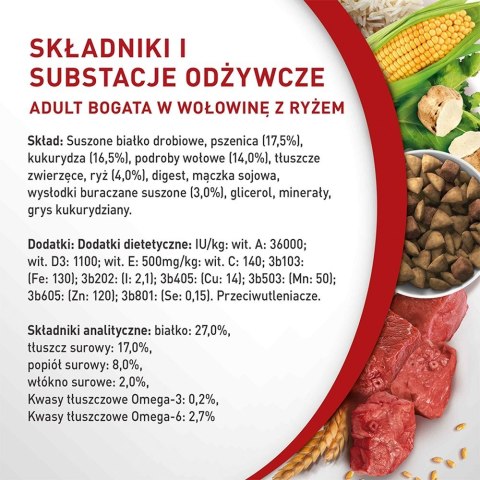 PURINA NESTLE PURINA One Mini Adult Wołowina, ryż - sucha karma dla psa - 800 g PURINA NESTLE PURINA One Mini Adult Wołowina, ryż - sucha karma dla psa - 800 g