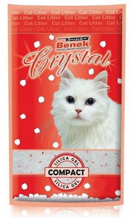 Super Benek CERTECH Super Benek Crystal Compact - żwirek dla kota niezbrylający 7,6l