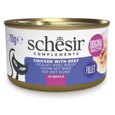 Agras Pet Foods SCHESIR Adult Soku Kurczak i Wołowina z Ryżem 70g Agras Pet Foods SCHESIR Adult Soku Kurczak i Wołowina z Ryżem 70g