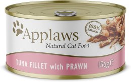 Applaws APPLAWS Natural Cat Food Tuńczyk z krewetkami - mokra karma dla kota - 156g