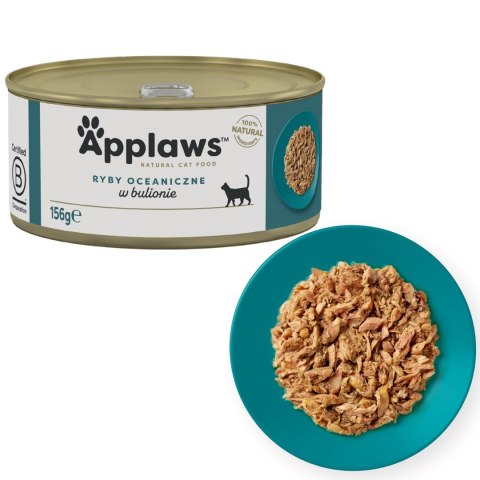 Applaws Applaws Cat Tin Ocean Fish 156g Applaws Applaws Cat Tin Ocean Fish 156g