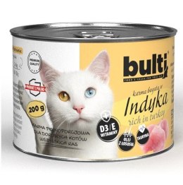 Bult BULTI mielonka bogata w indyka dla kota 200g