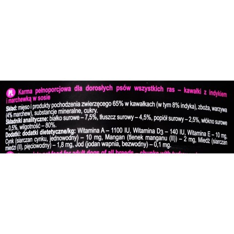 DOLINA NOTECI DOLINA NOTECI Rafi Classic z indykiem i marchewką - mokra karma dla psa - 1240g DOLINA NOTECI DOLINA NOTECI Rafi Classic z indykiem i marchewką - mokra karma dla psa - 1240g