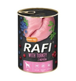DOLINA NOTECI DOLINA NOTECI Rafi z indykiem, borówką i żurawiną - mokra karma dla psa - 800g