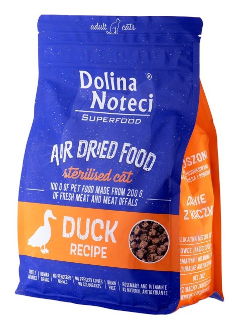 DOLINA NOTECI Dolina Noteci Superfood Sterylised Kaczka 1KG dla kota DOLINA NOTECI Dolina Noteci Superfood Sterylised Kaczka 1KG dla kota