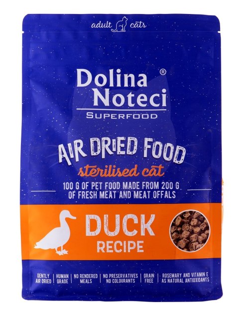 DOLINA NOTECI Dolina Noteci Superfood Sterylised Kaczka 1KG dla kota DOLINA NOTECI Dolina Noteci Superfood Sterylised Kaczka 1KG dla kota