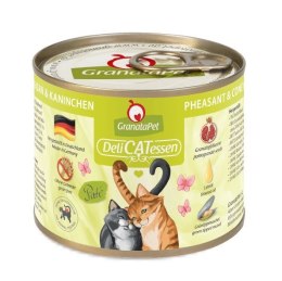 Fox4Pets GranataPet DeliCatessen bażant i królik karma mokra dla kota 200g