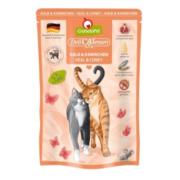 Fox4Pets GranataPet DeliCatessen cielęcina i królik karma mokra dla kota 85g