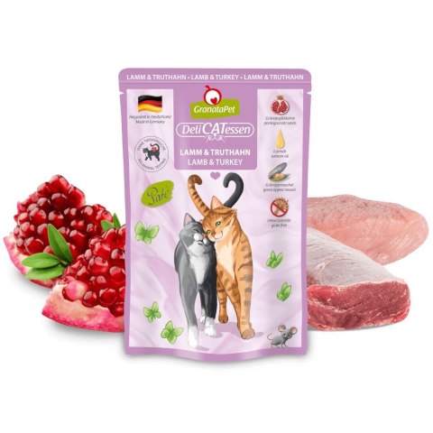 Fox4Pets GranataPet DeliCatessen jagnięcina i indyk karma mokra dla kota 85g Fox4Pets GranataPet DeliCatessen jagnięcina i indyk karma mokra dla kota 85g