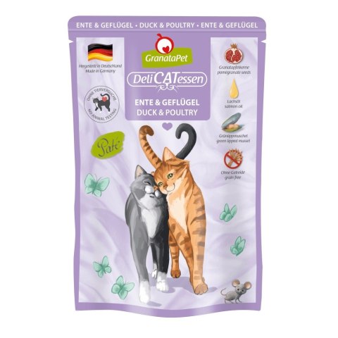 Fox4Pets GranataPet DeliCatessen kaczka i drób karma mokra dla kota 85g Fox4Pets GranataPet DeliCatessen kaczka i drób karma mokra dla kota 85g