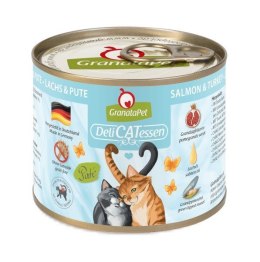 Fox4Pets GranataPet DeliCatessen łosoś i indyk karma mokra dla kota 200g