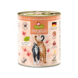 Fox4Pets GranataPet DeliCatessen łosoś i indyk mokra karma dla kota 800g