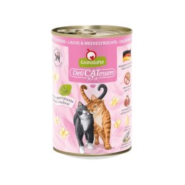 Fox4Pets GranataPet DeliCatessen łosoś i owoce morza mokra karma dla kota 400g