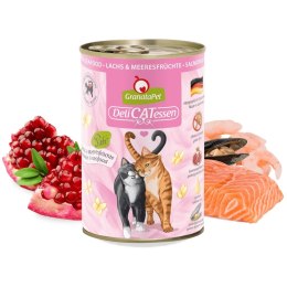 Fox4Pets GranataPet DeliCatessen łosoś i owoce morza mokra karma dla kota 400g