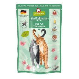 Fox4Pets GranataPet DeliCatessen mokra karma z dziczyzną, saszetki dla kota 85g