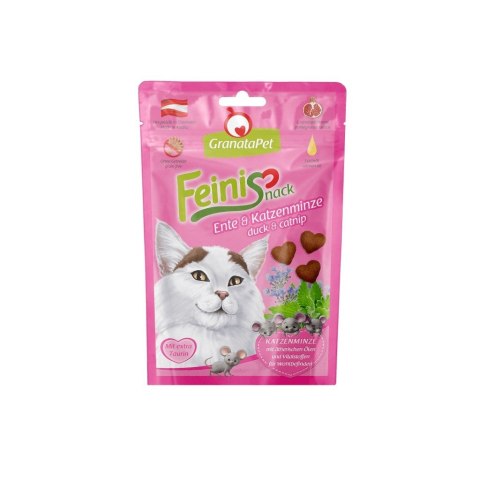 Fox4Pets GranataPet FeiniSnack kaczka i kocimiętka przysmak dla kota 50g Fox4Pets GranataPet FeiniSnack kaczka i kocimiętka przysmak dla kota 50g