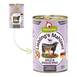 Fox4Pets GranataPet Liebling´s Mahlzeit dziczyzna i wołowina mokra karma dla psa 800g