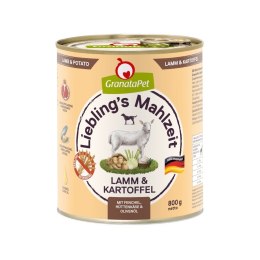 Fox4Pets GranataPet Liebling´s Mahlzeit jagnięcina i ziemniaki mokra karma dla psa 800g