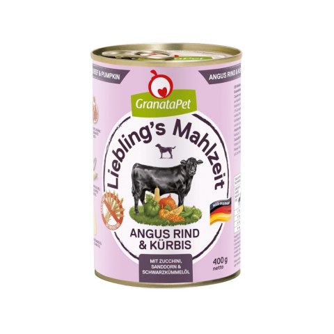 Fox4Pets GranataPet Liebling´s Mahlzeit wołowina i dynia mokra karma dla psa 800g Fox4Pets GranataPet Liebling´s Mahlzeit wołowina i dynia mokra karma dla psa 800g