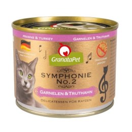Fox4Pets GranataPet Symphonie No.2 krewetki i indyk mokra karma dla kota 200g