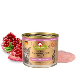 Fox4Pets GranataPet Symphonie No.2 krewetki i indyk mokra karma dla kota 200g