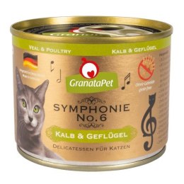 Fox4Pets GranataPet Symphonie No.6 cielęcina i drób mokra karma dla kota 200g