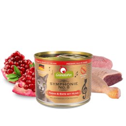 Fox4Pets GranataPet Symphonie No.8 bażant i kaczka z kurczakiem mokra karma dla kota 200g
