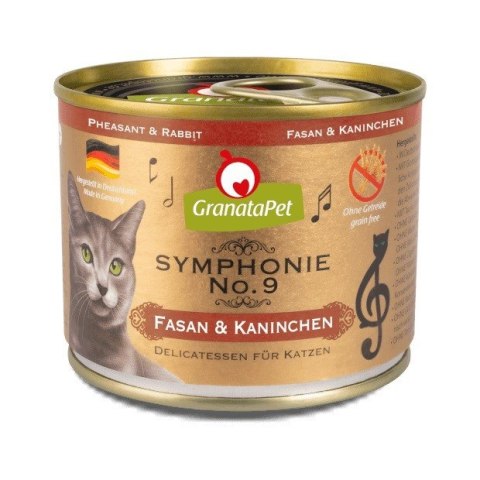 Fox4Pets GranataPet Symphonie No.9 - bażant i królik mokra karma dla kota 200g Fox4Pets GranataPet Symphonie No.9 - bażant i królik mokra karma dla kota 200g