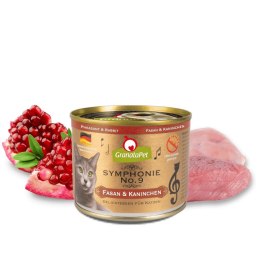 Fox4Pets GranataPet Symphonie No.9 - bażant i królik mokra karma dla kota 200g