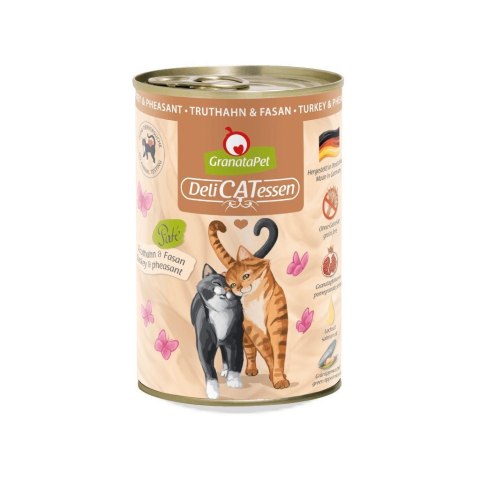 Fox4Pets Granatapet DeliCatessen Indyk i bażant mokra karma dla kota 400g Fox4Pets Granatapet DeliCatessen Indyk i bażant mokra karma dla kota 400g