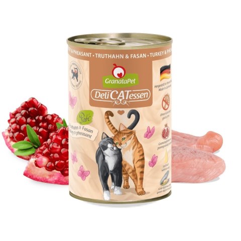 Fox4Pets Granatapet DeliCatessen Indyk i bażant mokra karma dla kota 400g Fox4Pets Granatapet DeliCatessen Indyk i bażant mokra karma dla kota 400g