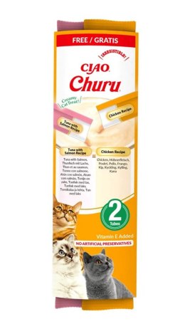 INABA INABA CAT CHURU SNACK PUREE przysmak dla kota 2x14g