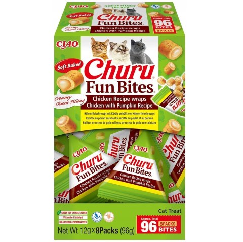 INABA INABA CAT FUN BITES CHICKEN & PUMPKIN 8x12g (96g) INABA INABA CAT FUN BITES CHICKEN & PUMPKIN 8x12g (96g)