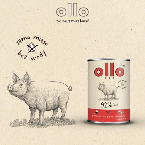 OLLO Ollo Pure Wieprzowina 850g OLLO Ollo Pure Wieprzowina 850g