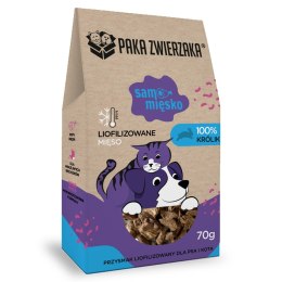 PAKA ZWIERZAKA Paka Zwierzaka Samo Mięsko królik przysmak 70g